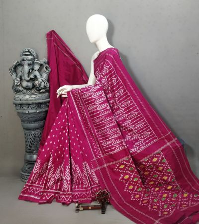PALUIDSS5A07BSCC32- Ikat silk saree