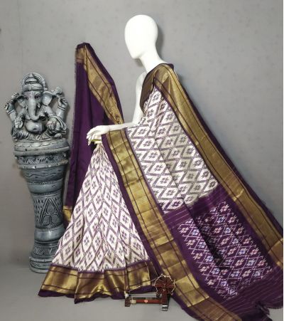 PALUIDSS5A06NCDC19- Ikat silk saree