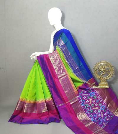 PRKSIDSS5Y05NDDC14- Ikat silk saree