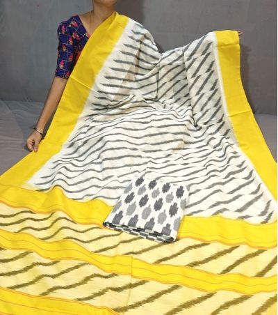 PGMRICTS5Y31INDC36- Ikat cotton saree