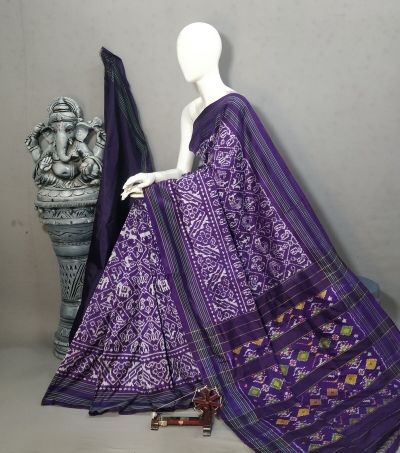PALUIDSS5A07BSCC06- Ikat silk saree