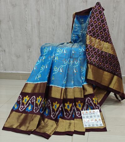 PSHLIDSS5Y04NCDD07- Ikat silk saree