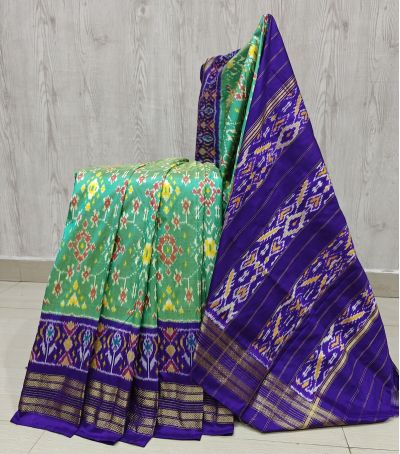 PSHLIDSS5Y12NCDD03- Ikat silk saree