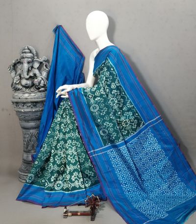PALUIDSS5A07BSCC35- Ikat silk saree