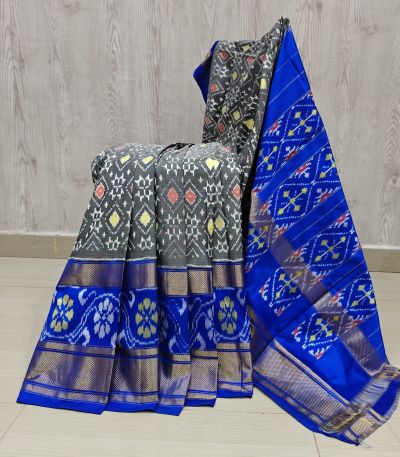 PSHLIDSS5Y12NCDD21- Ikat silk saree