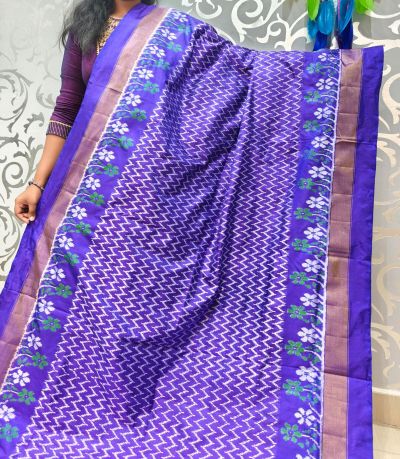 PSPHIDSS5Y04NSDC03- Ikat silk saree