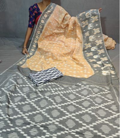 PGMRICTS5Y31INDC49- Ikat cotton saree