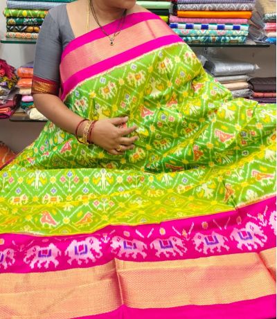 PSRHIDSS5A09NSCD03- Ikat silk saree