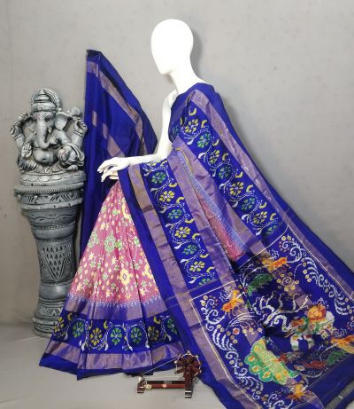 PALUIDSS5Y10BBCD04- Ikat silk saree