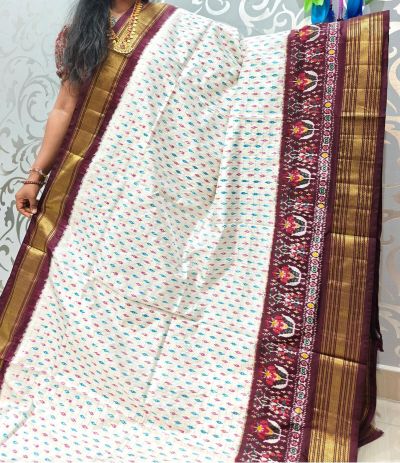 PSPHIDSS5N04ISCD01- Ikat silk saree