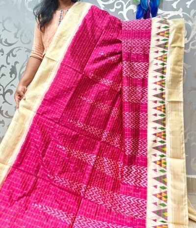 PSPHIDSS5N04ISCD20- Ikat silk saree