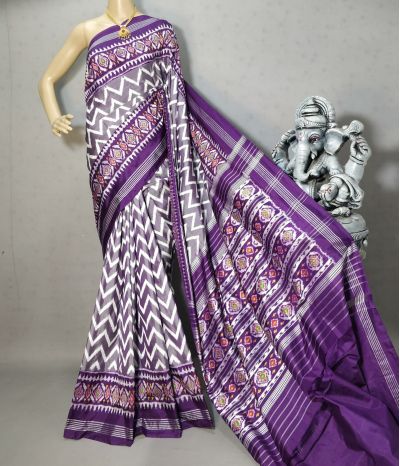 PRIHIDSS5Y05BTCC01- Ikat silk saree