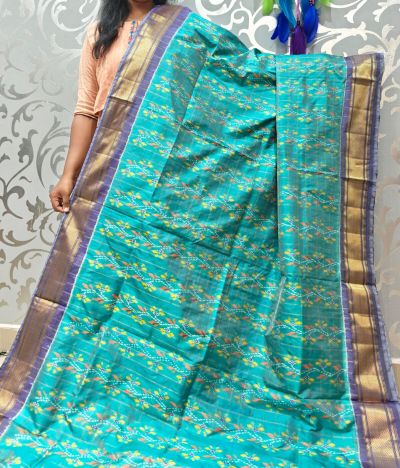 PSPHIDSS5N04ISCD15- Ikat silk saree