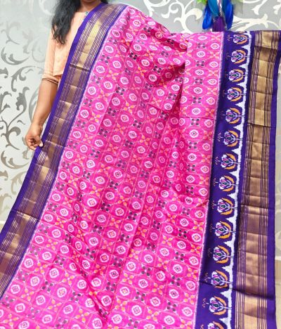 PSPHIDSS5N04ISCD21- Ikat silk saree