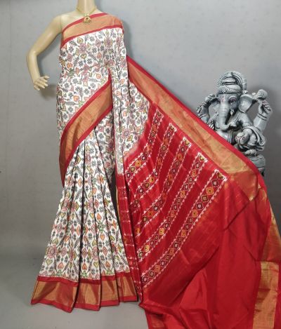 PRIHIDSS5A09BTCD11- Ikat silk saree