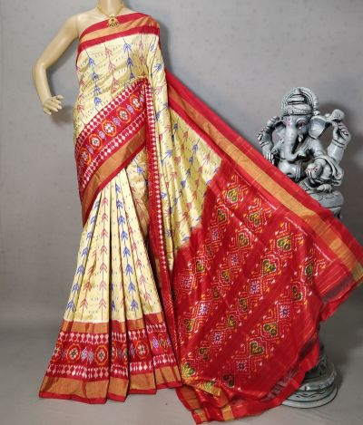 PRIHIDSS5Y02TTCD02- Ikat silk saree