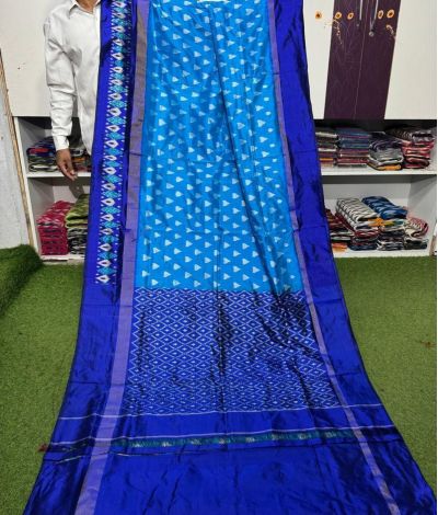PGMRILWS5A07XZCD29- light weight Ikat silk saree