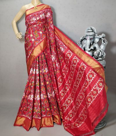 PRIHIDSS5A08NSDC07- Ikat silk saree