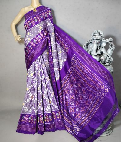 PRIHIDSS5A09BTCD35- Ikat silk saree