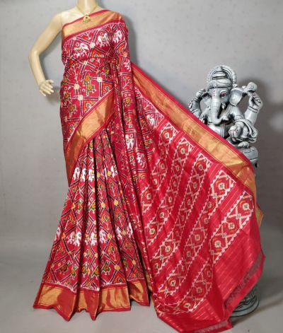 PRIHIDSS5Y06NSCC02- Ikat silk saree