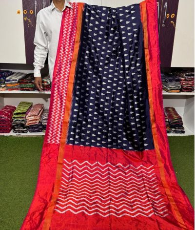 PSRGILWS5Y10XZCC17- light weight Ikat silk saree