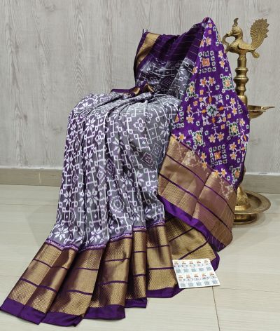 PSHLIDSS5Y10NCDC32- Ikat silk saree