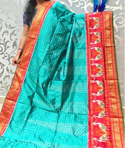 PSPHIDSS5N04ISCD13- Ikat silk saree