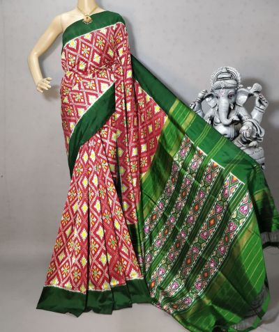 PRIHIDSS5A07EDDC08- Ikat silk saree