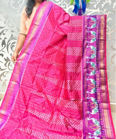 PSPHIDSS5N04ISCD17- Ikat silk saree