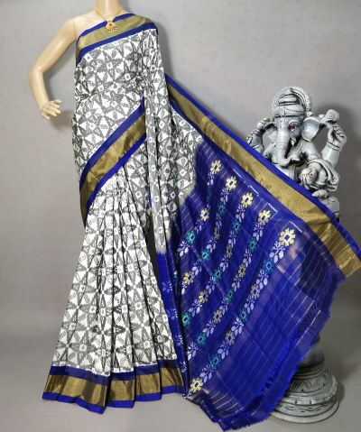 PRIHIDSS5A09BTCD17- Ikat silk saree