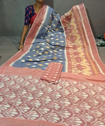 PGMRICTS5Y31INDC48- Ikat cotton saree