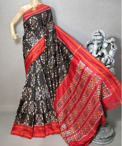 PRIHIDSS5A09BTCD14- Ikat silk saree