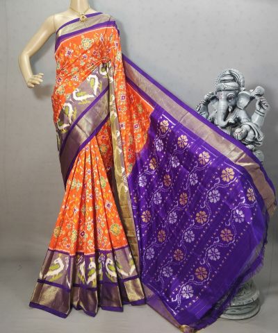 PRIHIDSS5Y09NDDC19- Ikat silk saree