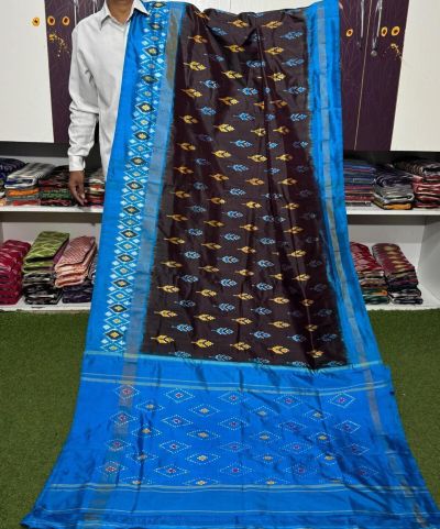 PGMRILWS5A07XZCD43- light weight Ikat silk saree