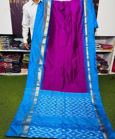 PSRGILWS5Y06XZDC06- light weight Ikat silk saree
