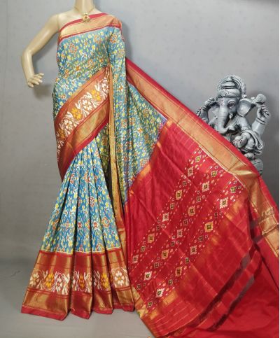 PRIHIDSS5Y09NDDC14- Ikat silk saree