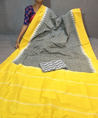 PGMRICTS5Y31INDC35- Ikat cotton saree