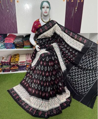 PSRGICTS5A07INCC18- Ikat cotton saree