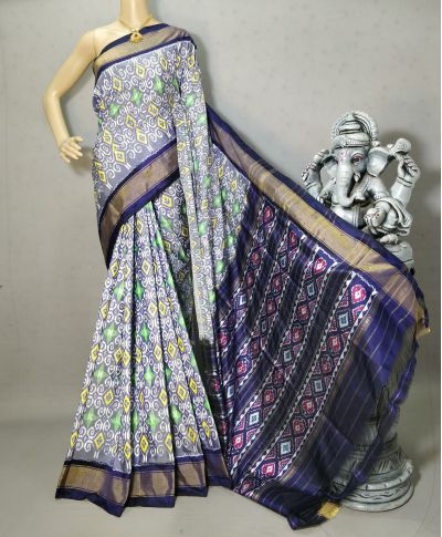 PRIHIDSS5A09BTCD24- Ikat silk saree