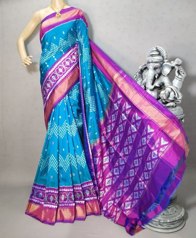 PRIHIDSS5Y02TTCD07- Ikat silk saree