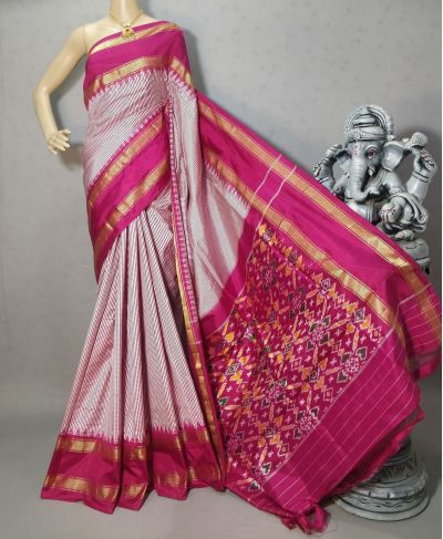 PRIHIDSS5Y02TTCD10- Ikat silk saree