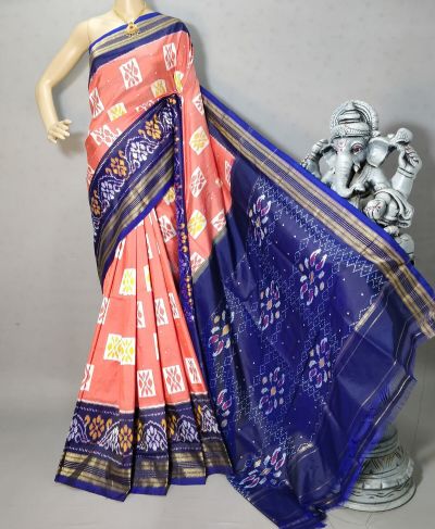 PRIHIDSS5Y05BTCC07- Ikat silk saree