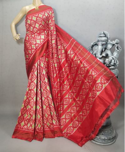 PRIHIDSS5A09BTCD09- Ikat silk saree