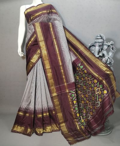 PSTHIDSS5Y12TBCD02- Ikat silk saree