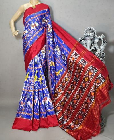 PRIHIDSS5A07EDDC06- Ikat silk saree