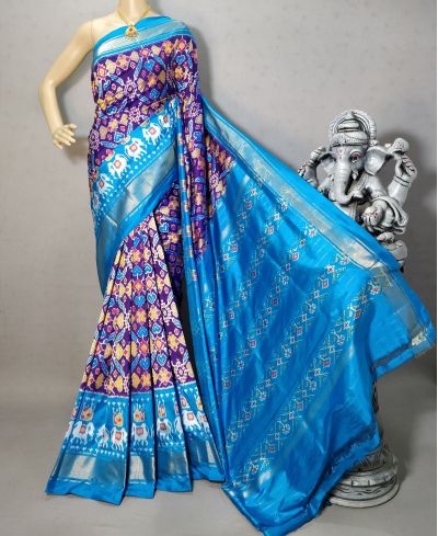 PRIHIDSS5Y05BTCC05- Ikat silk saree