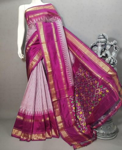 PSTHIDSS5Y12TBCD06- Ikat silk saree