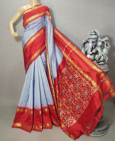 PRIHIDSS5Y02TTCD14- Ikat silk saree