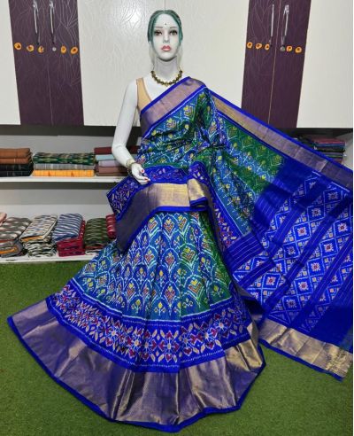 PSRGIDSS5Y20BBCC62- Ikat silk saree