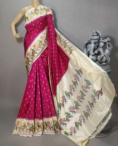 PRIHIDSS5A08NSDC05- Ikat silk saree